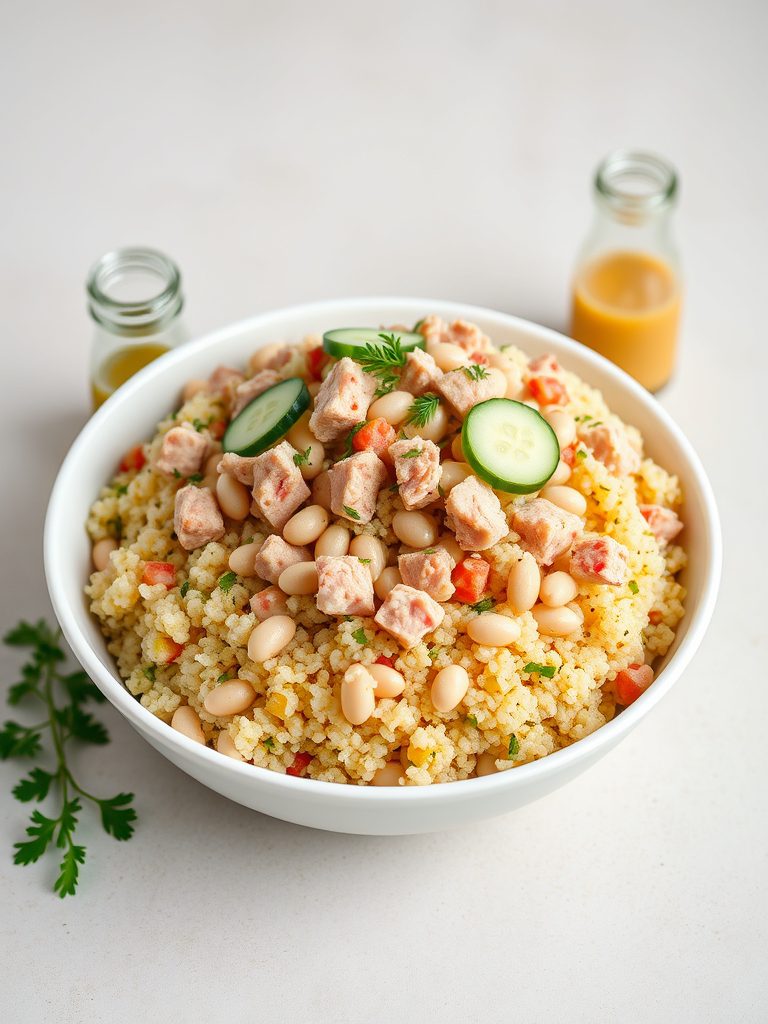 healthy tuna quinoa salad