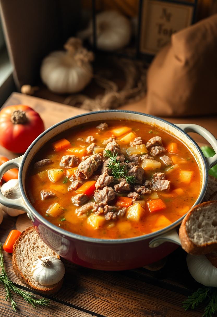hearty beef vegetable soup