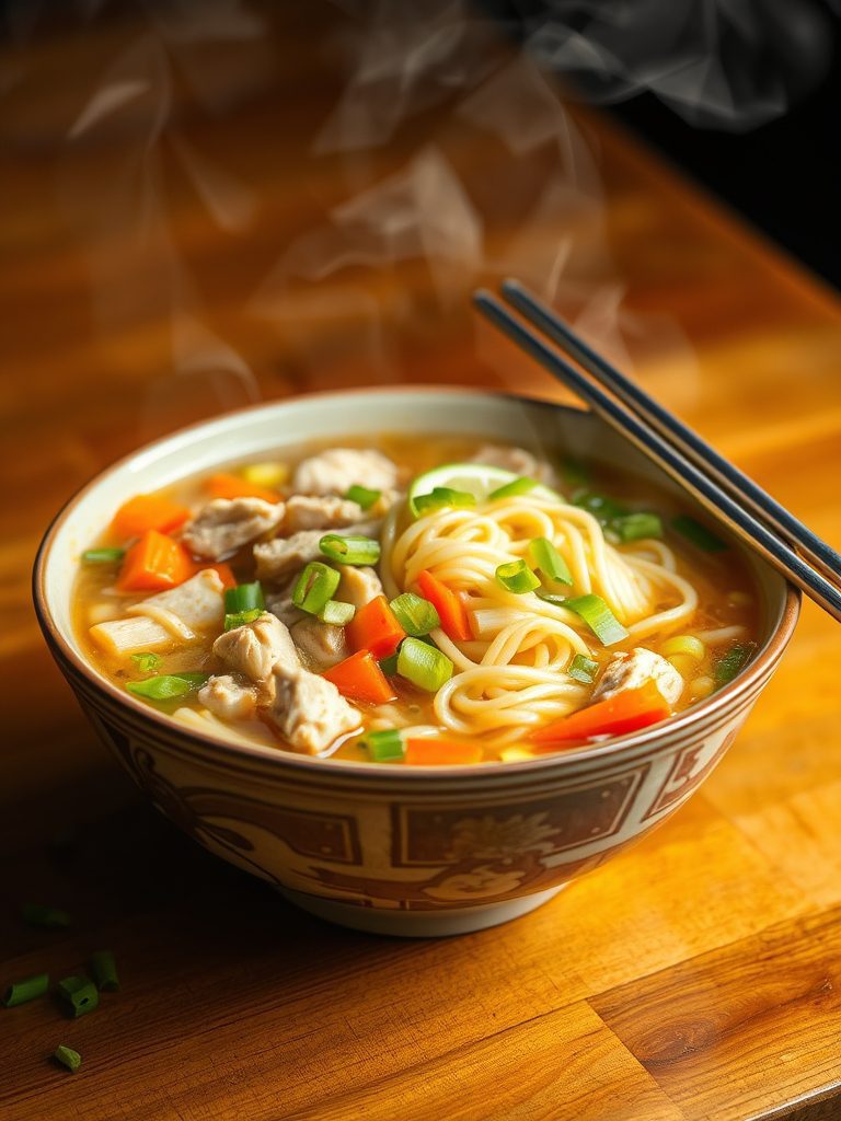 hearty chicken noodle soup