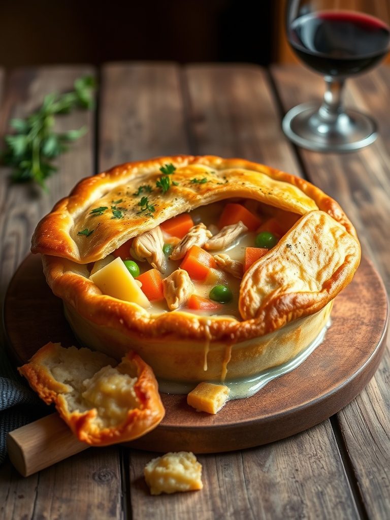 hearty chicken pie recipes