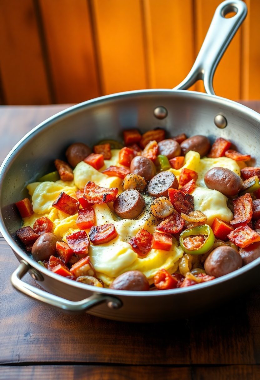 hearty morning breakfast skillet