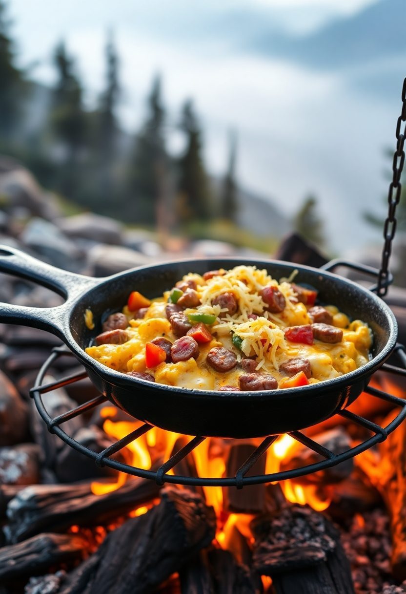 hearty outdoor cooking experience