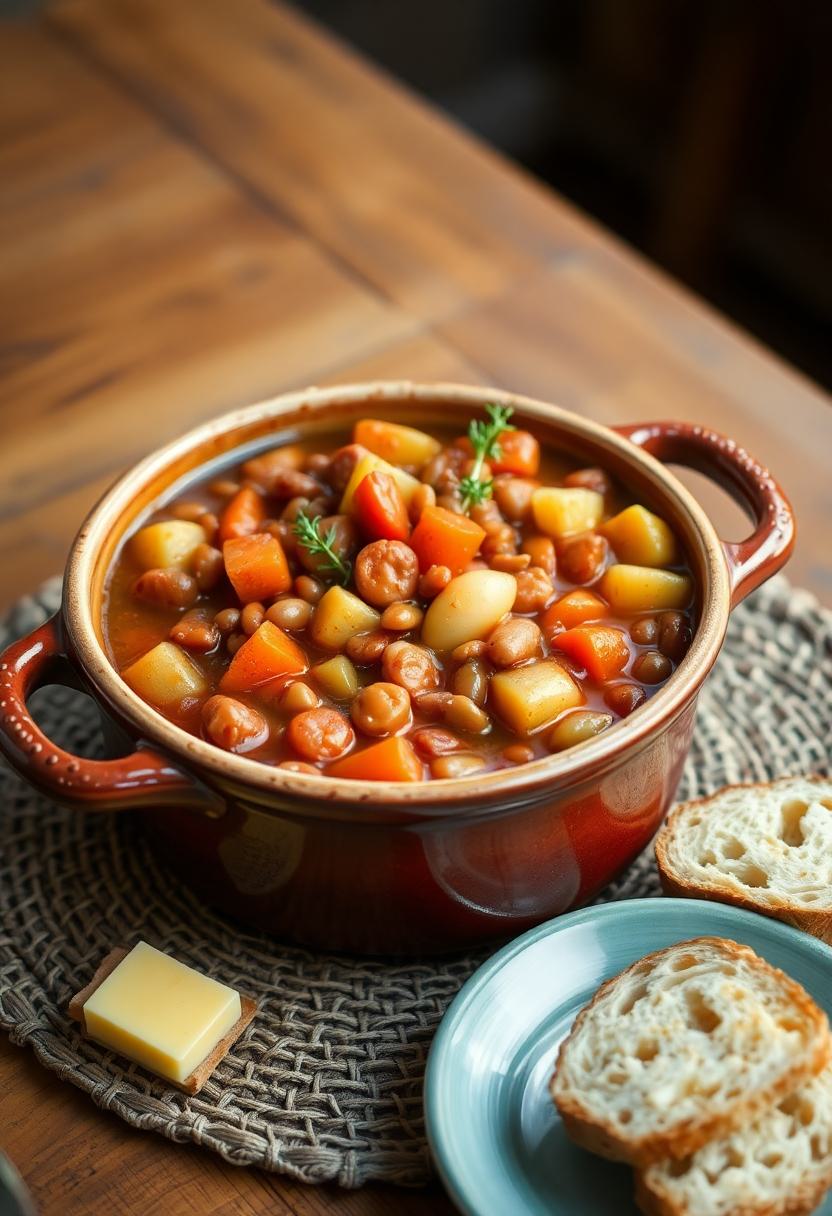 hearty vegetable bean stew