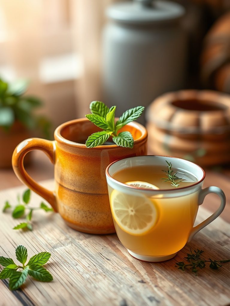 hot chocolate and tea