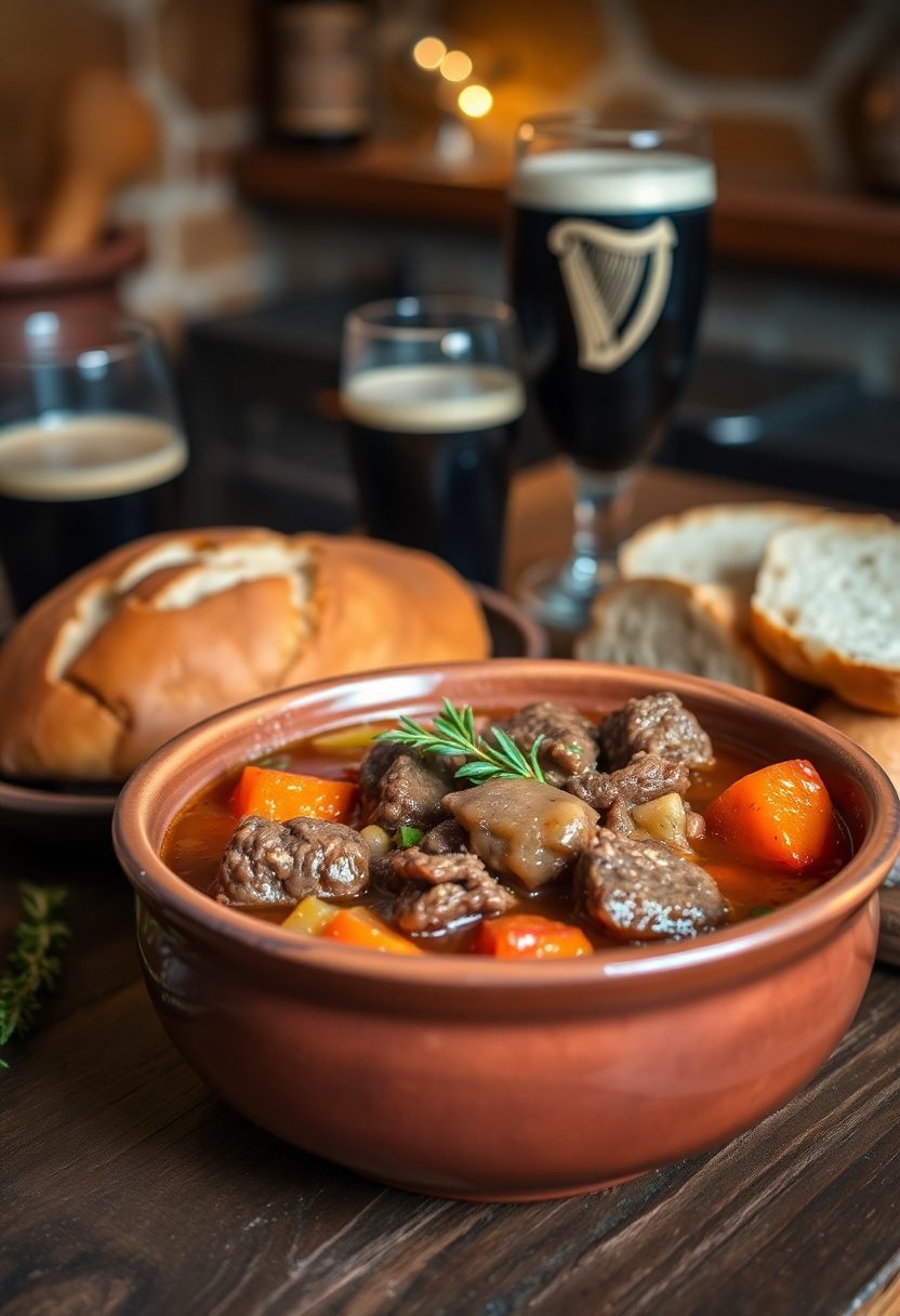 irish beef stew dish