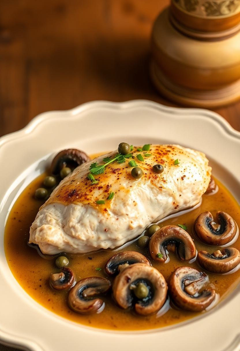 italian chicken with mushrooms