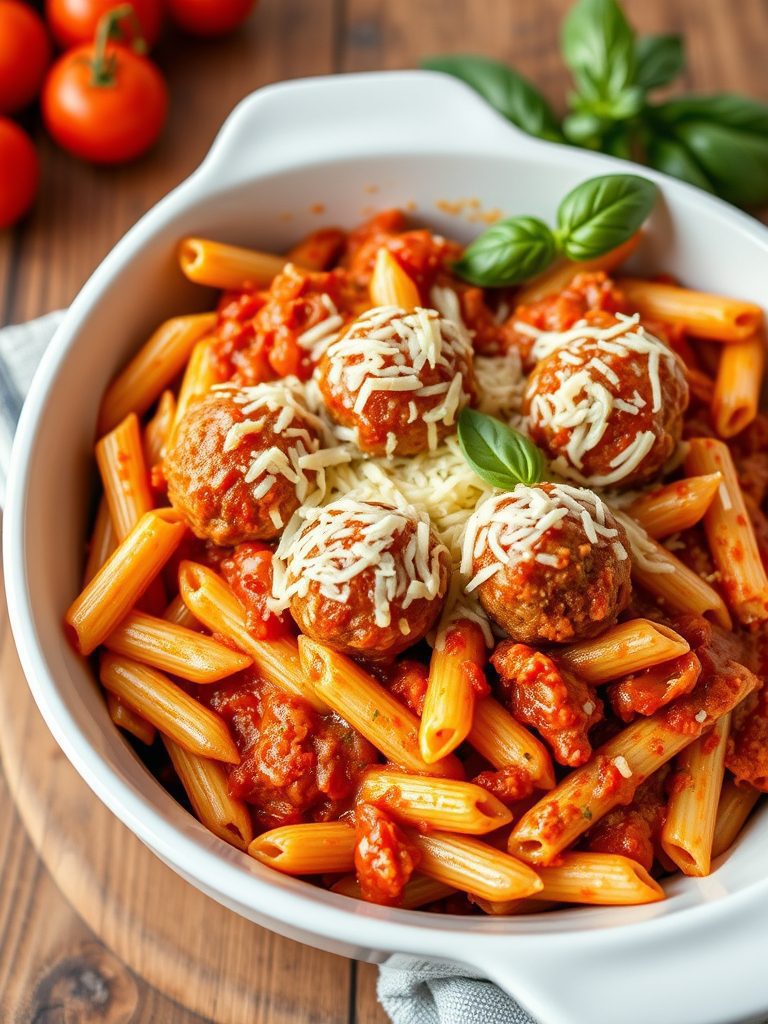 italian pasta bake dish