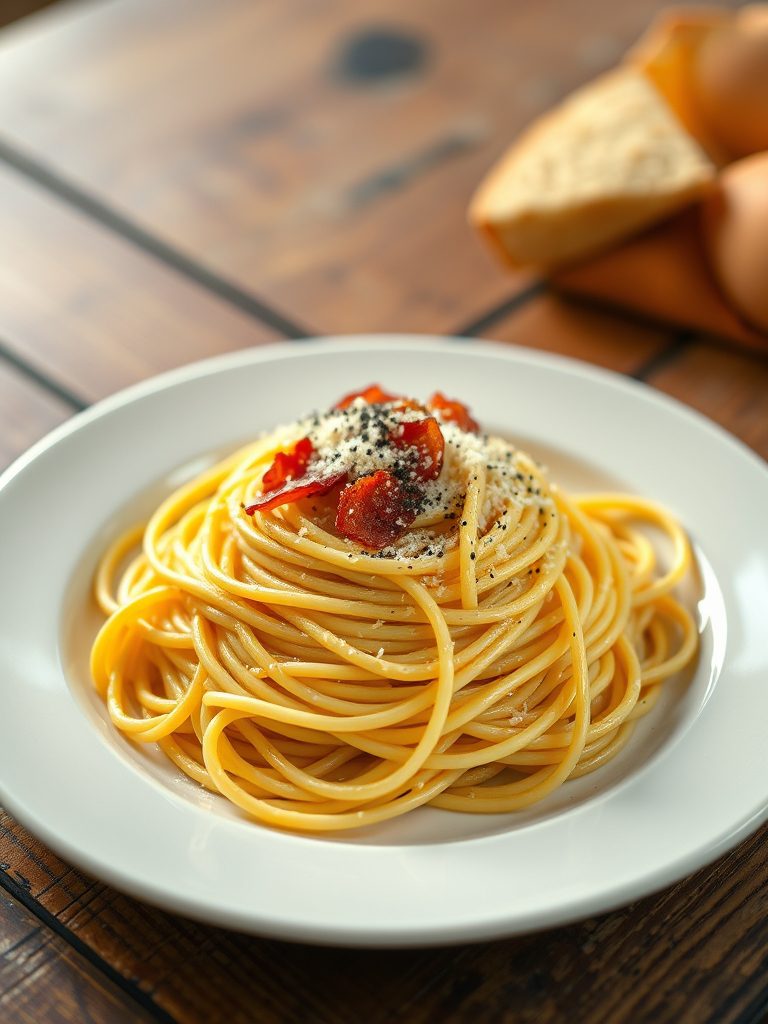 italian pasta rich dish