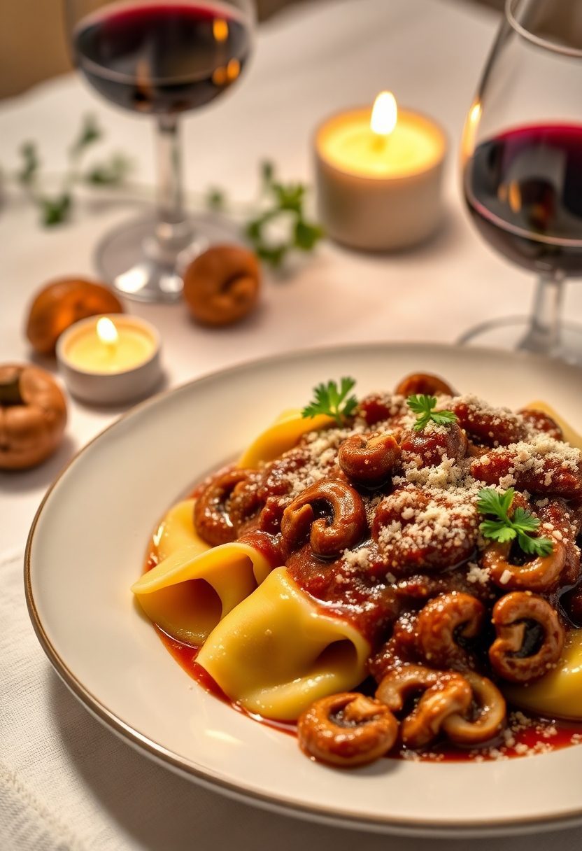 italian pasta truffle delight