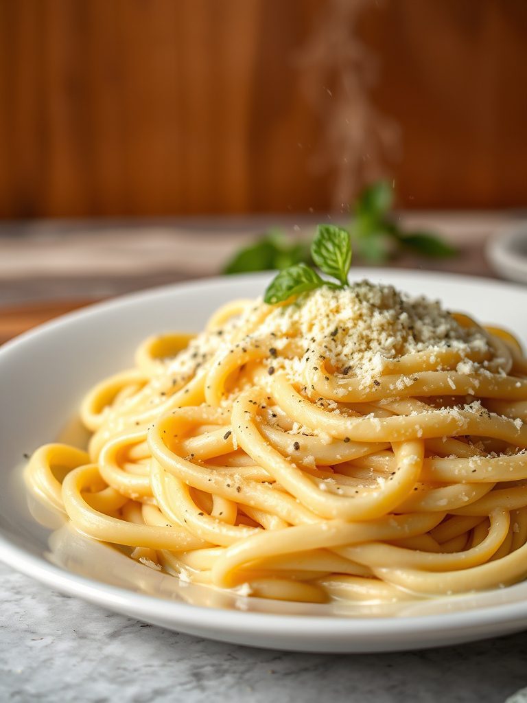 italian pasta with cheese