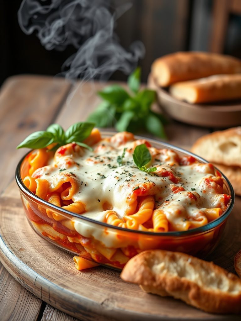 italian pasta with cheese
