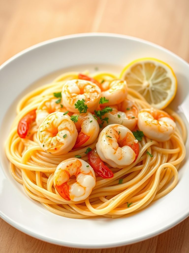 italian seafood pasta dish