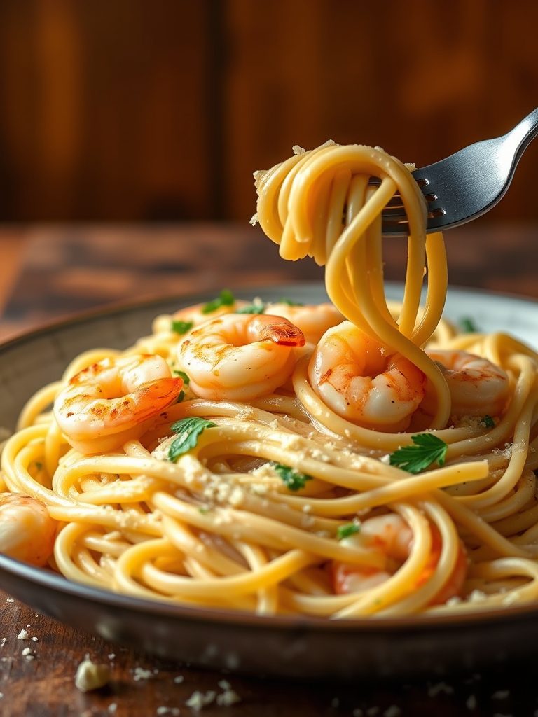 italian seafood pasta dish