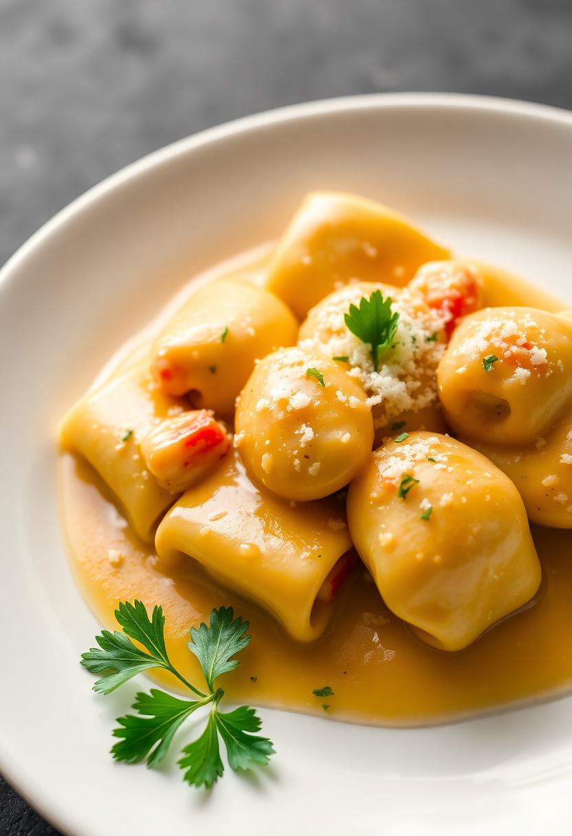 italian seafood pasta dish