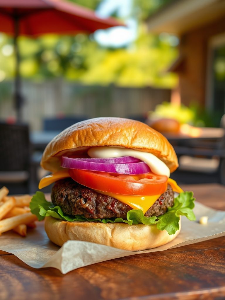 juicy beef patty recipe