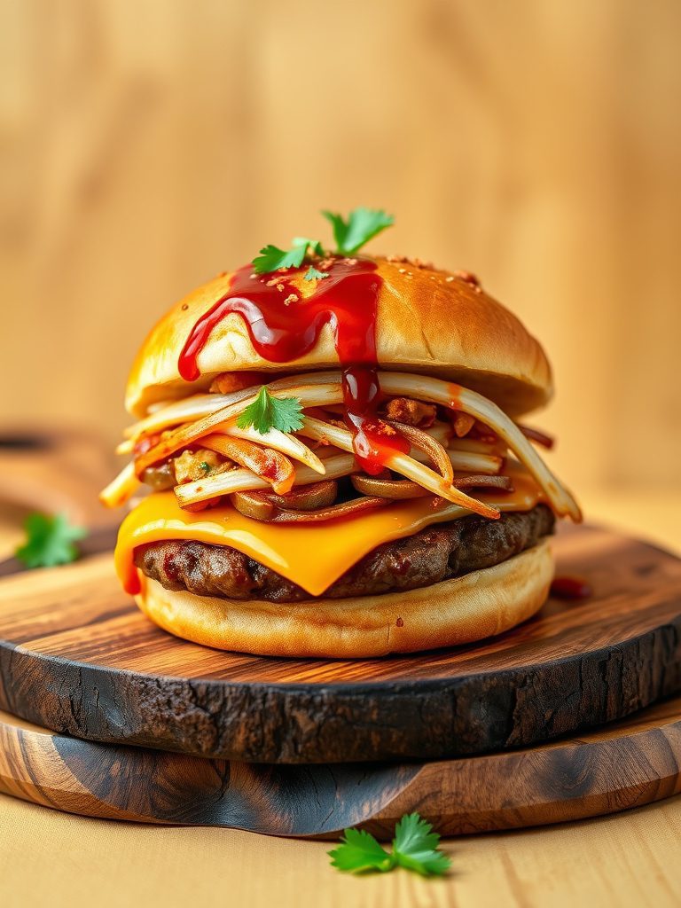 korean style bbq burger