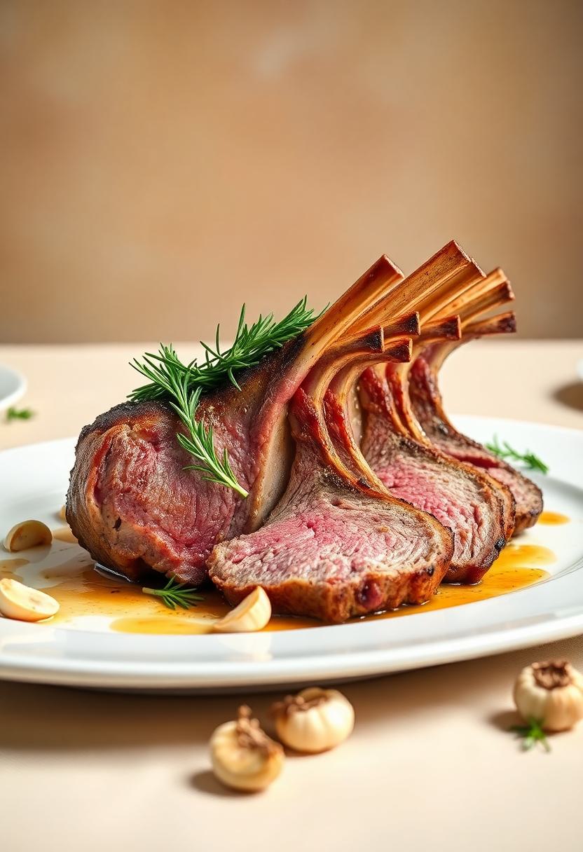 lamb with herb seasoning