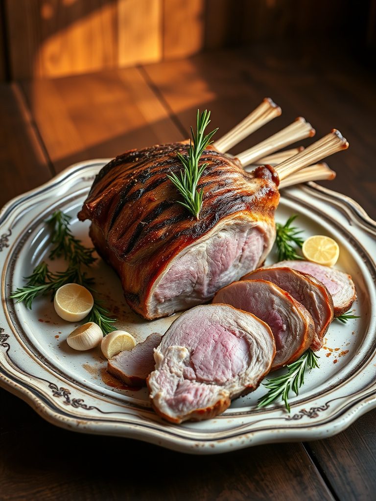 lamb with rosemary flavor