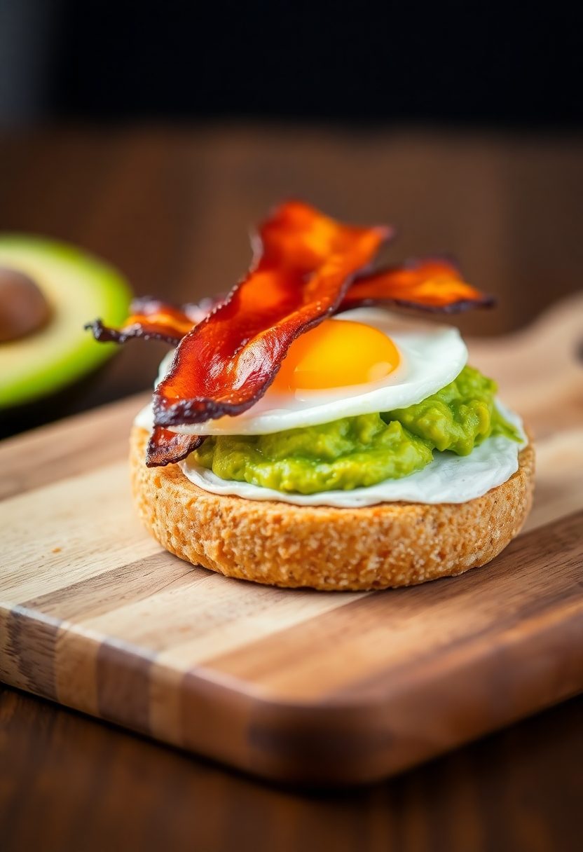 low carb avocado toast