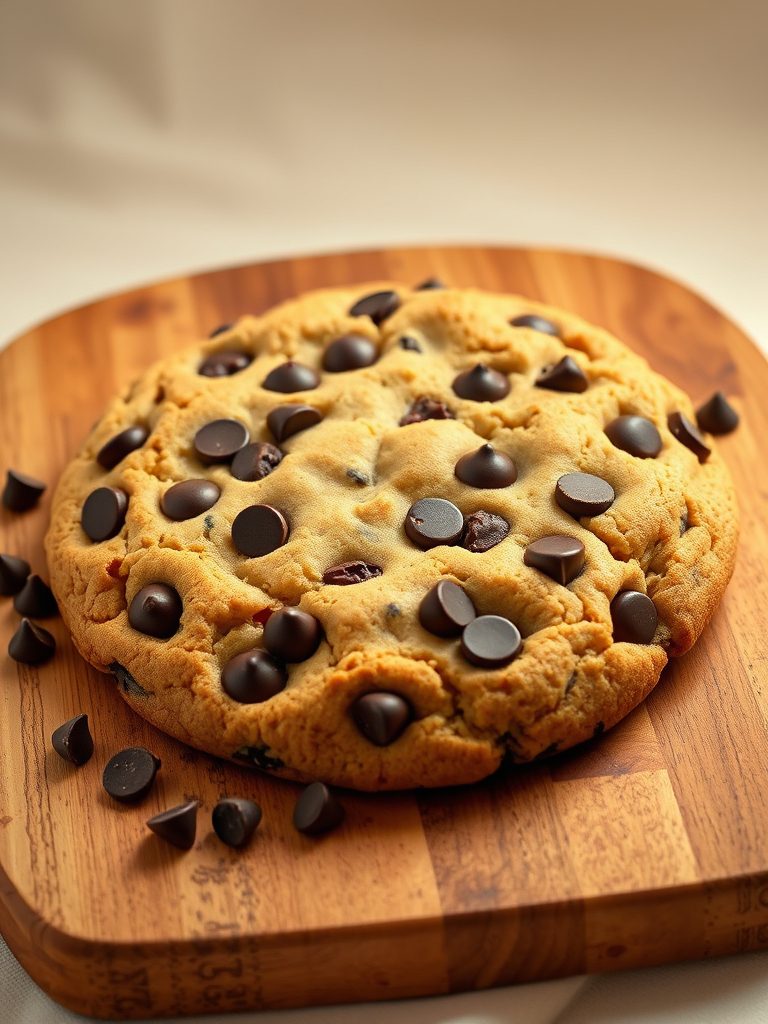 make giant chocolate cookies
