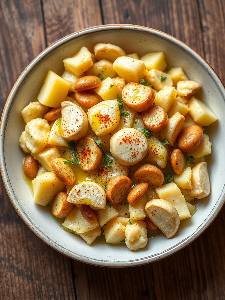 mashed potato garlic dish