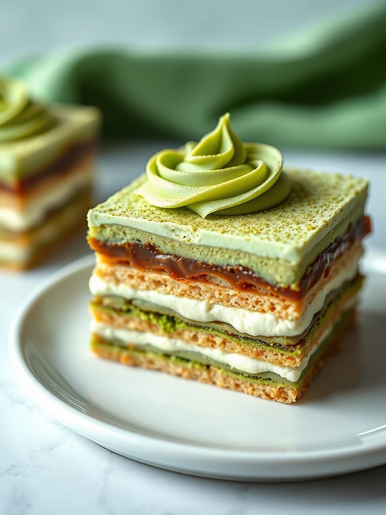 matcha flavored dessert creations