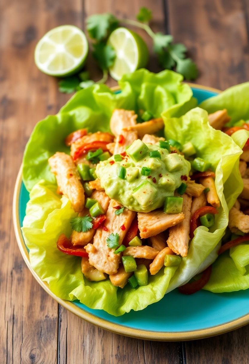 mexican food lettuce wraps