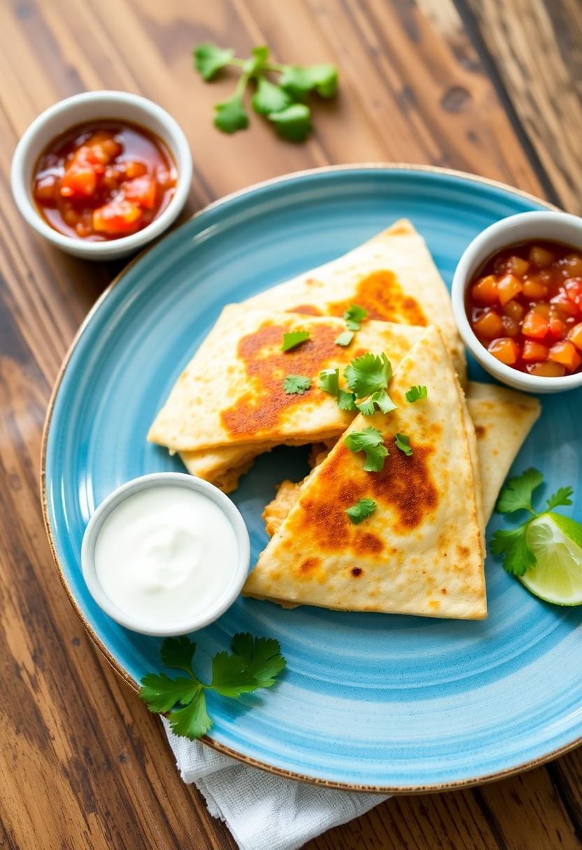 mexican food with salsa