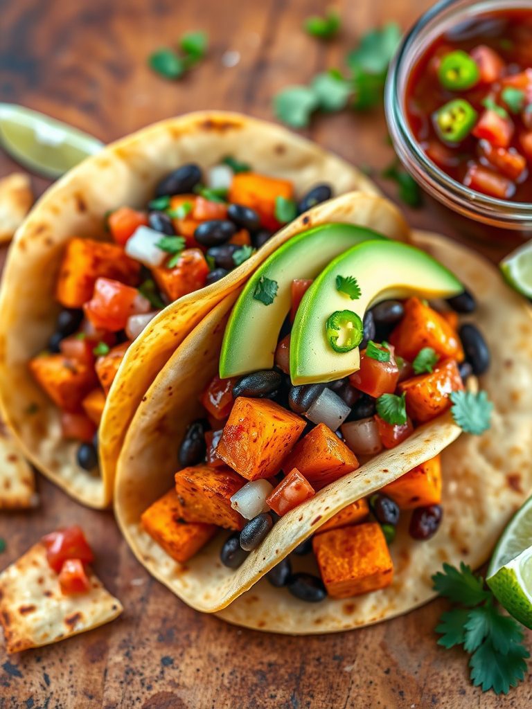 mexican sweet potato tacos