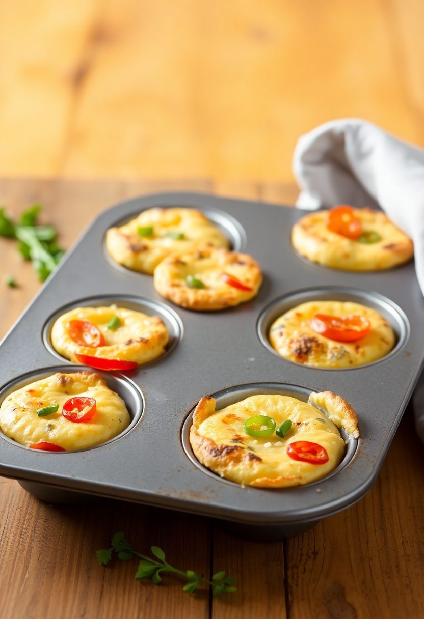 mini egg breakfast bites