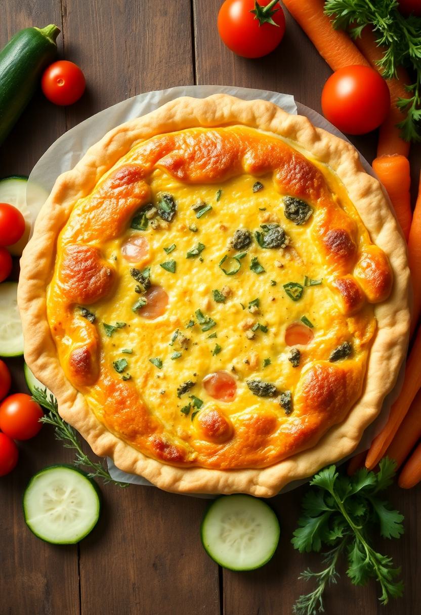 mini vegetable savory pies
