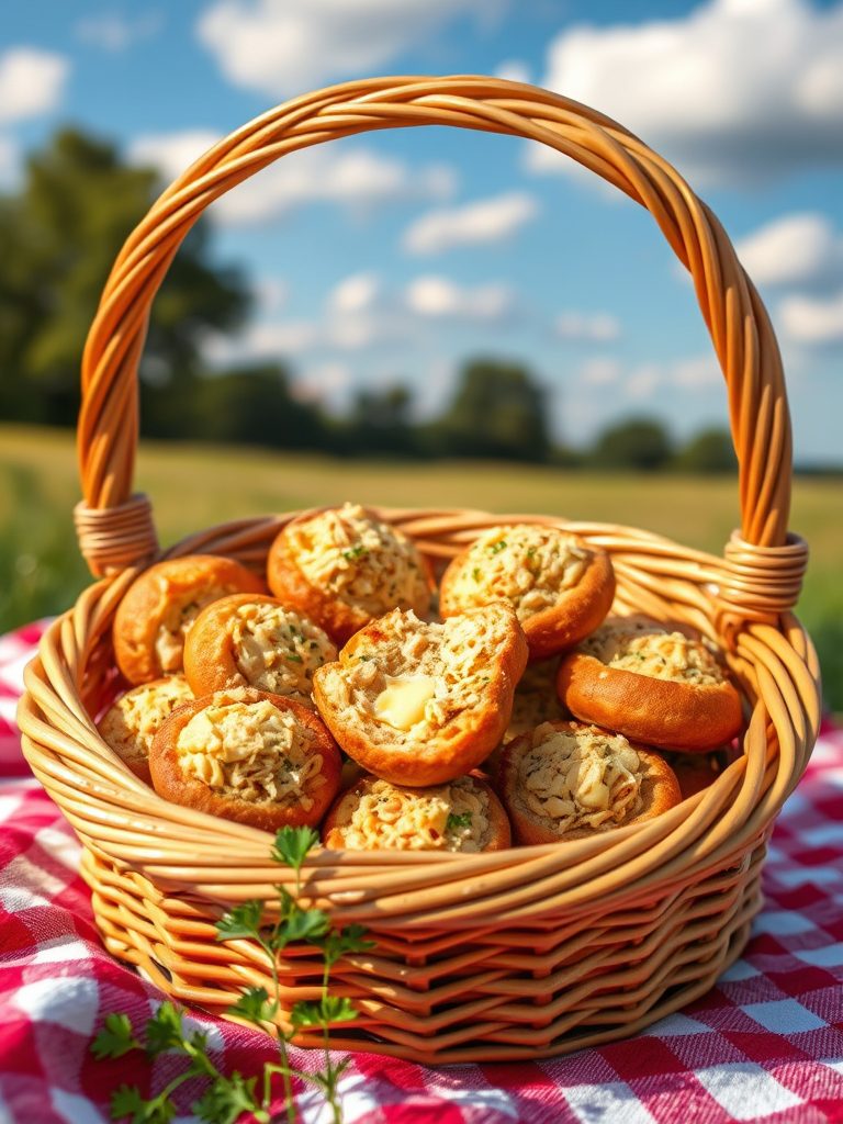 miniature savory food bites