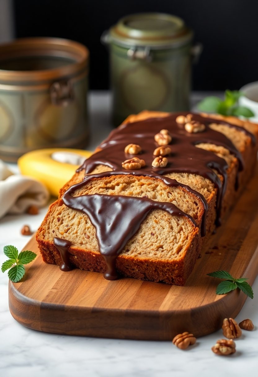 moist chocolate banana treat
