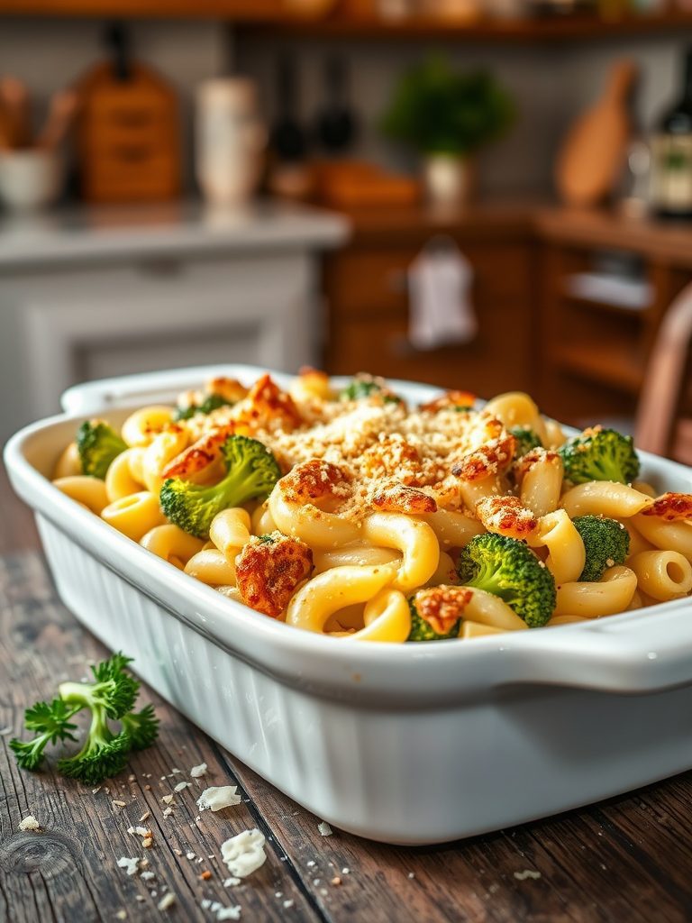 pasta with broccoli bake