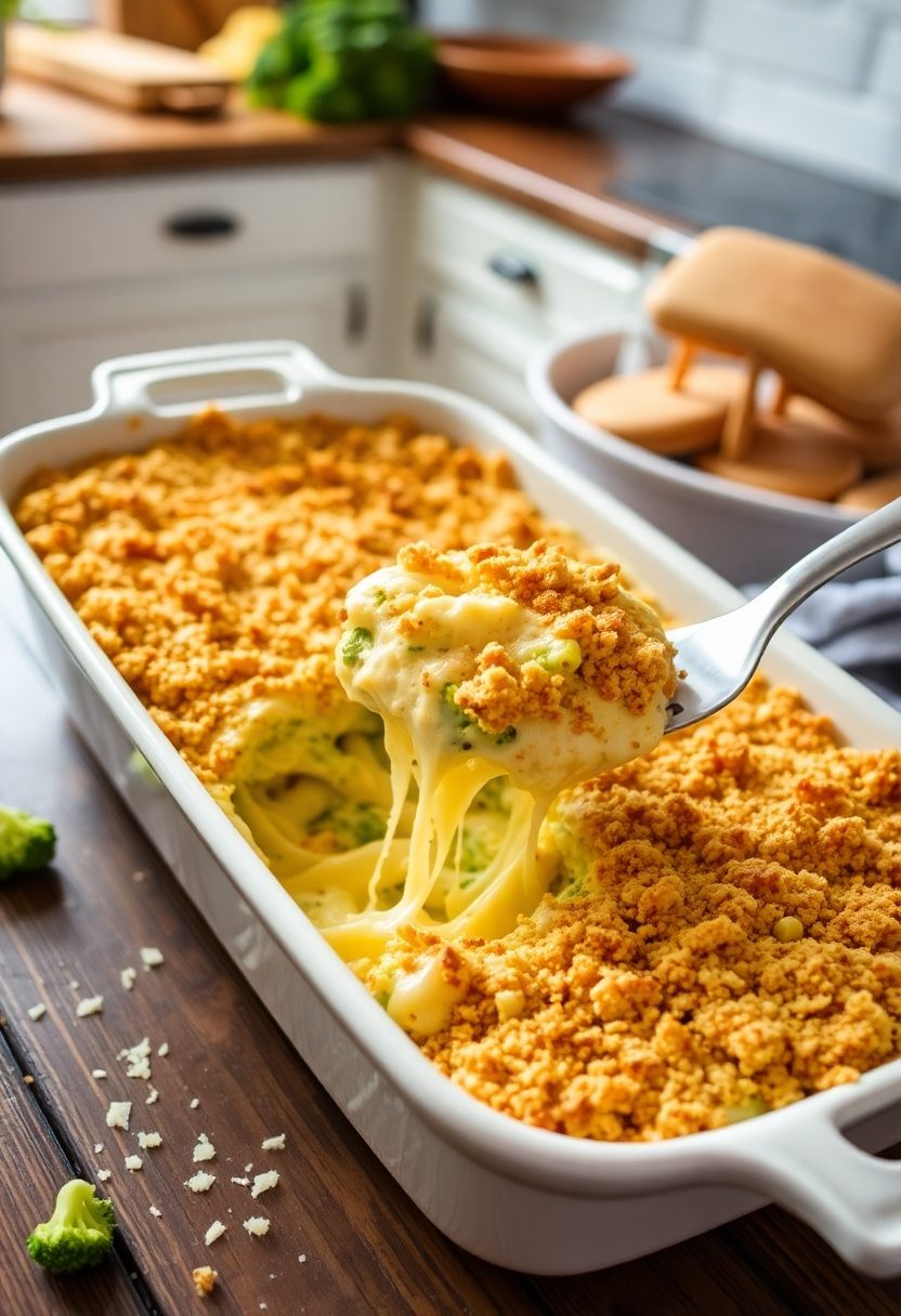 pasta with broccoli bake