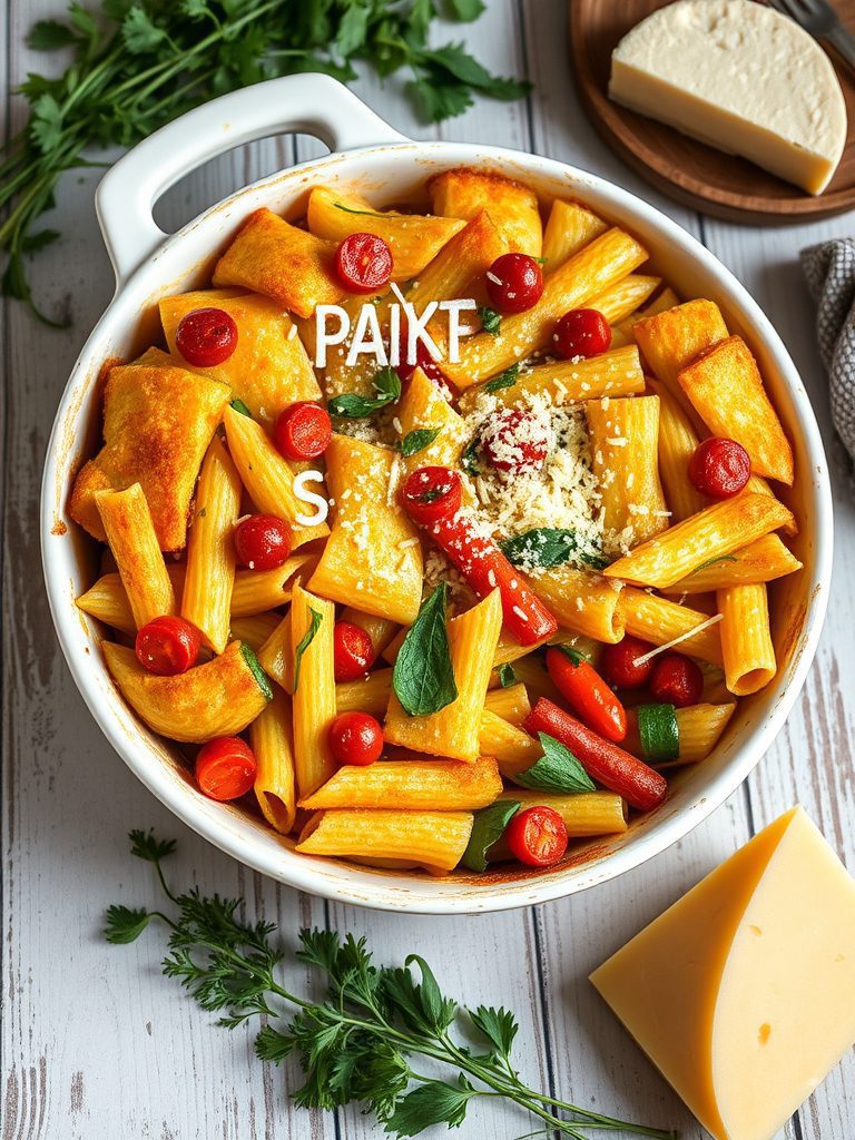 pasta with spring vegetables