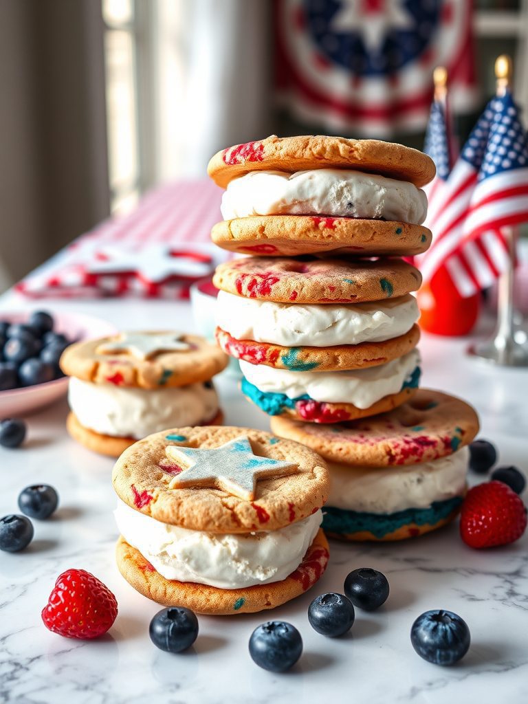 patriotic cold sweet treats