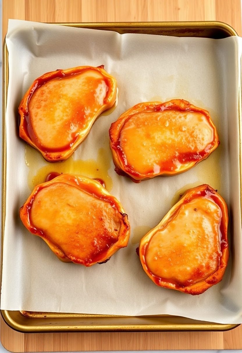 pork chops apple glaze