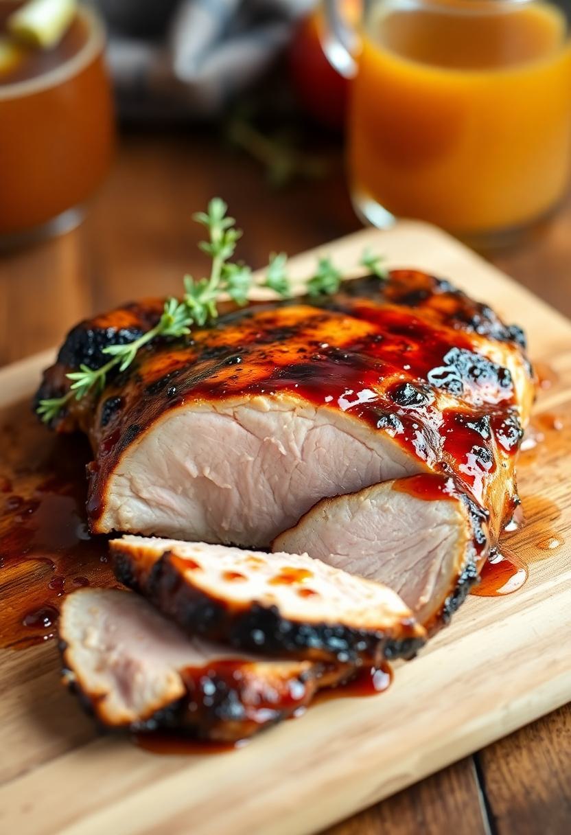 pork chops apple glaze