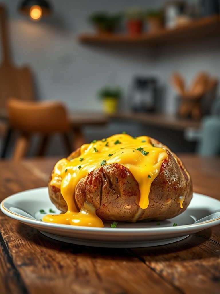 potato filled with cheese