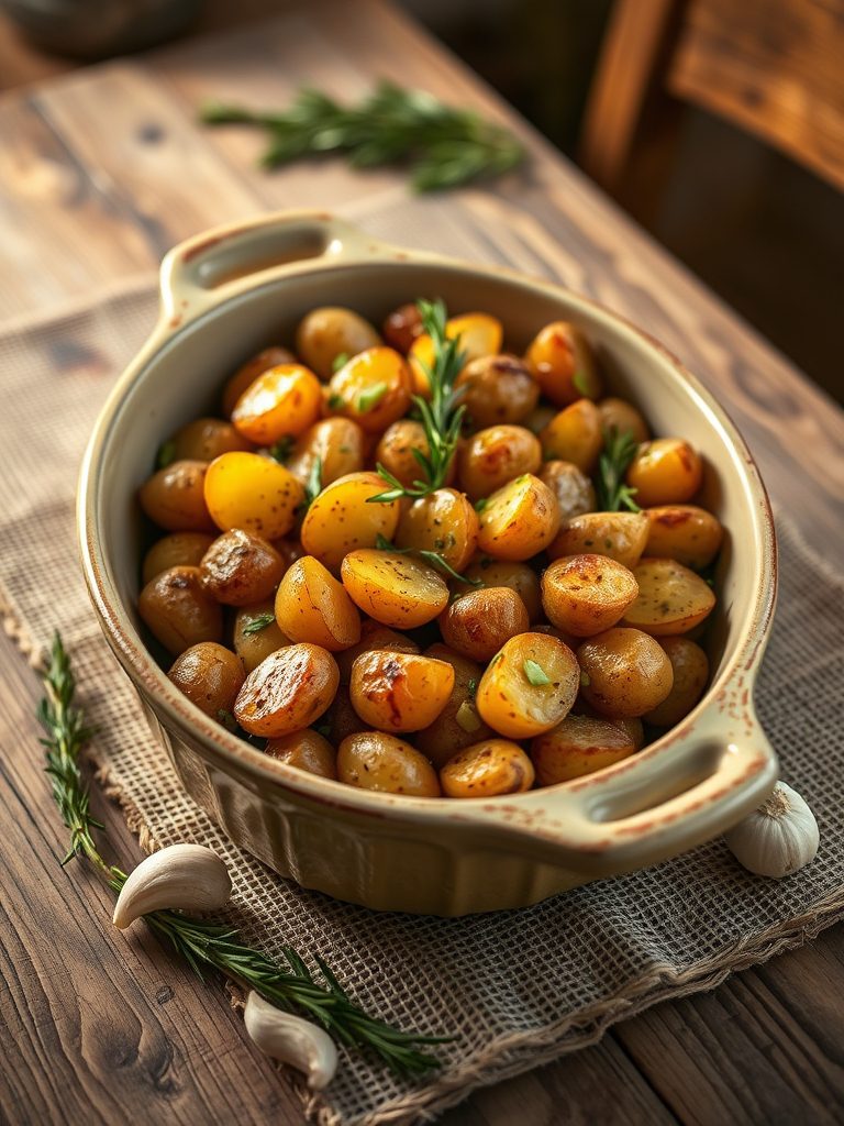 potatoes roasted with herbs