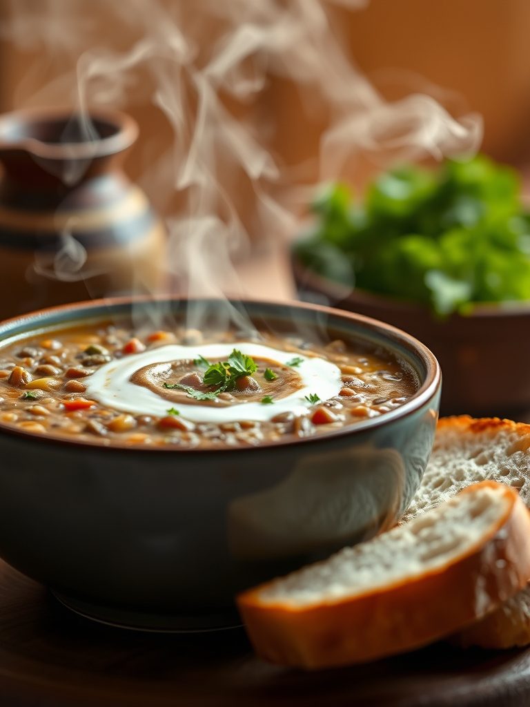 quick hearty lentil meal