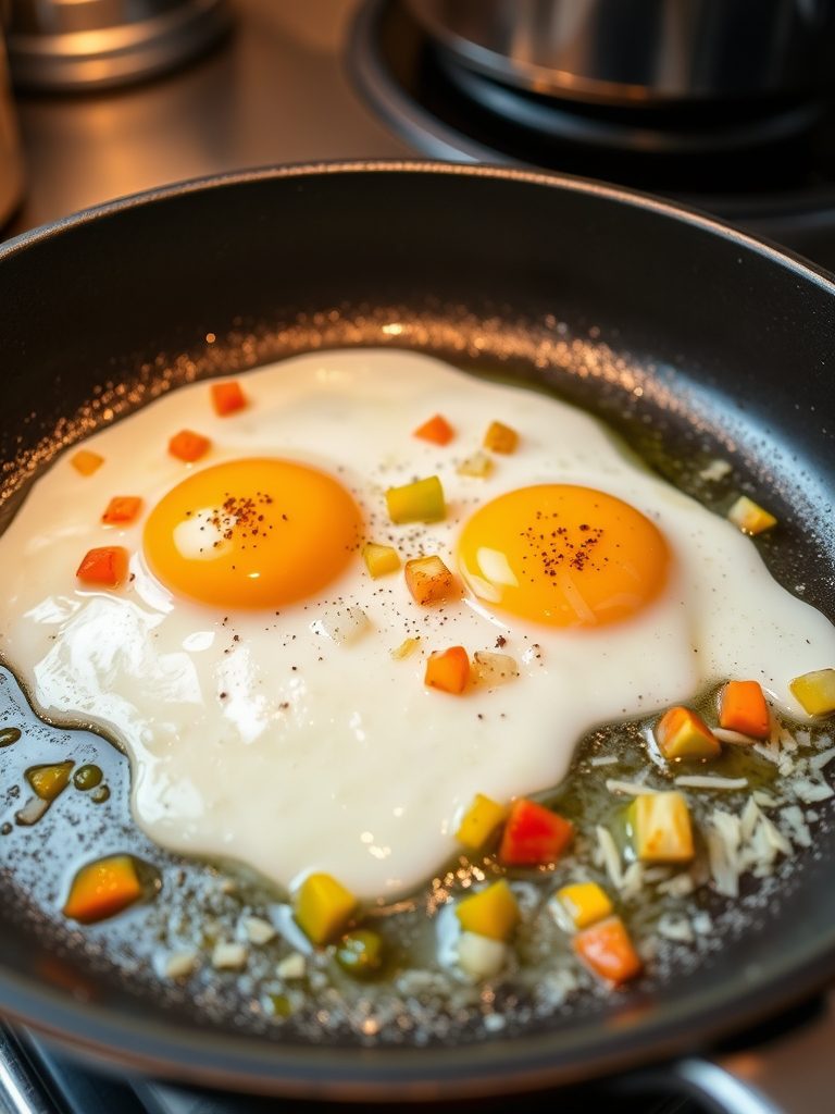 quickly cooked egg dish