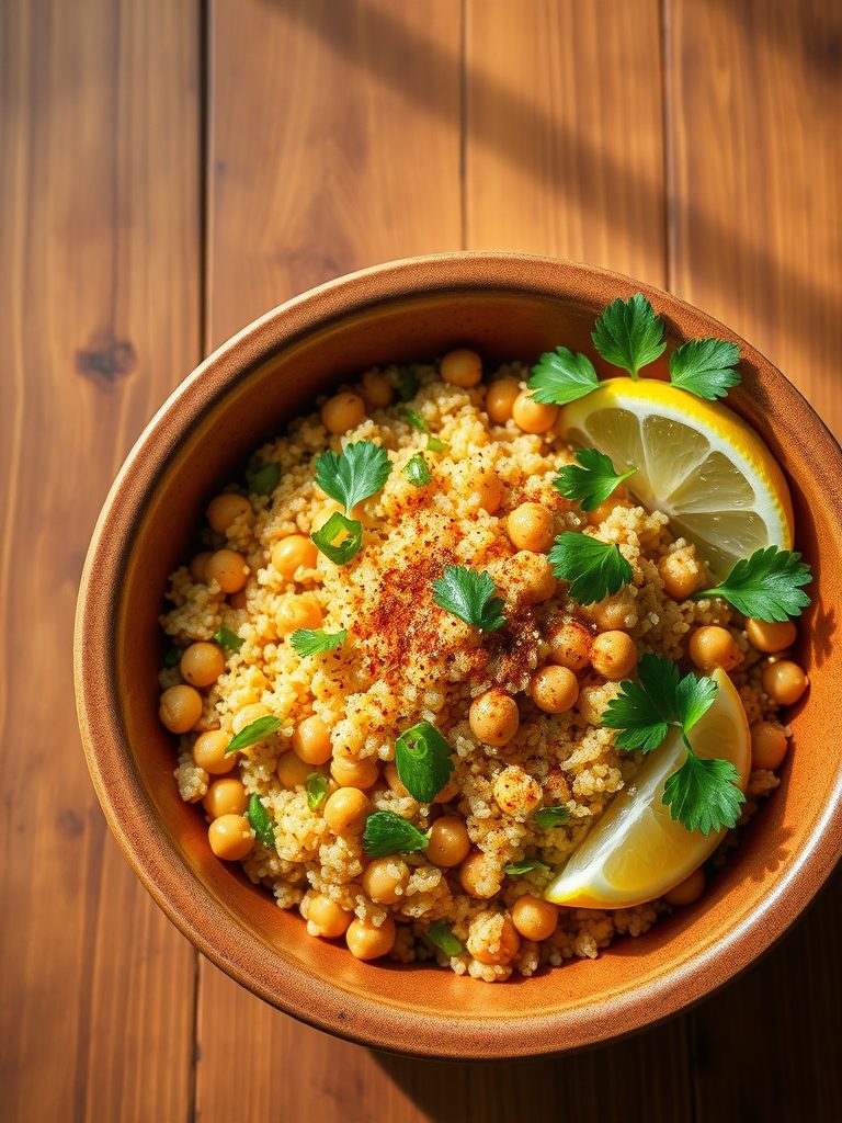 quinoa and chickpea salad