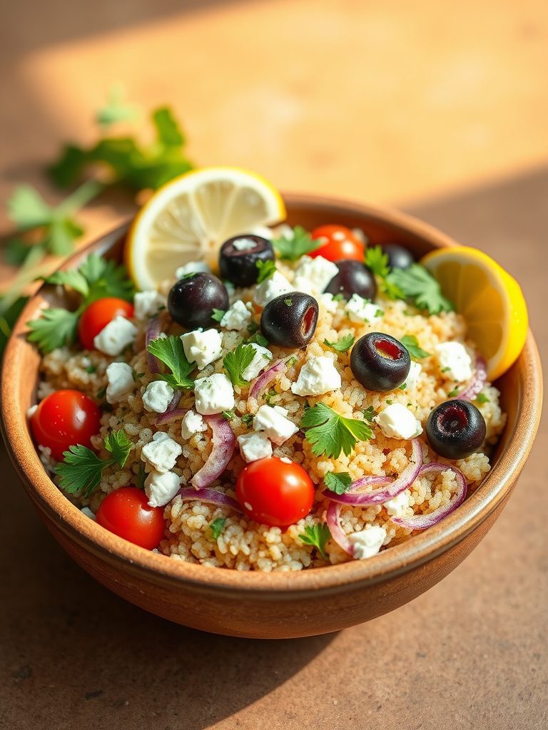 quinoa salad with feta