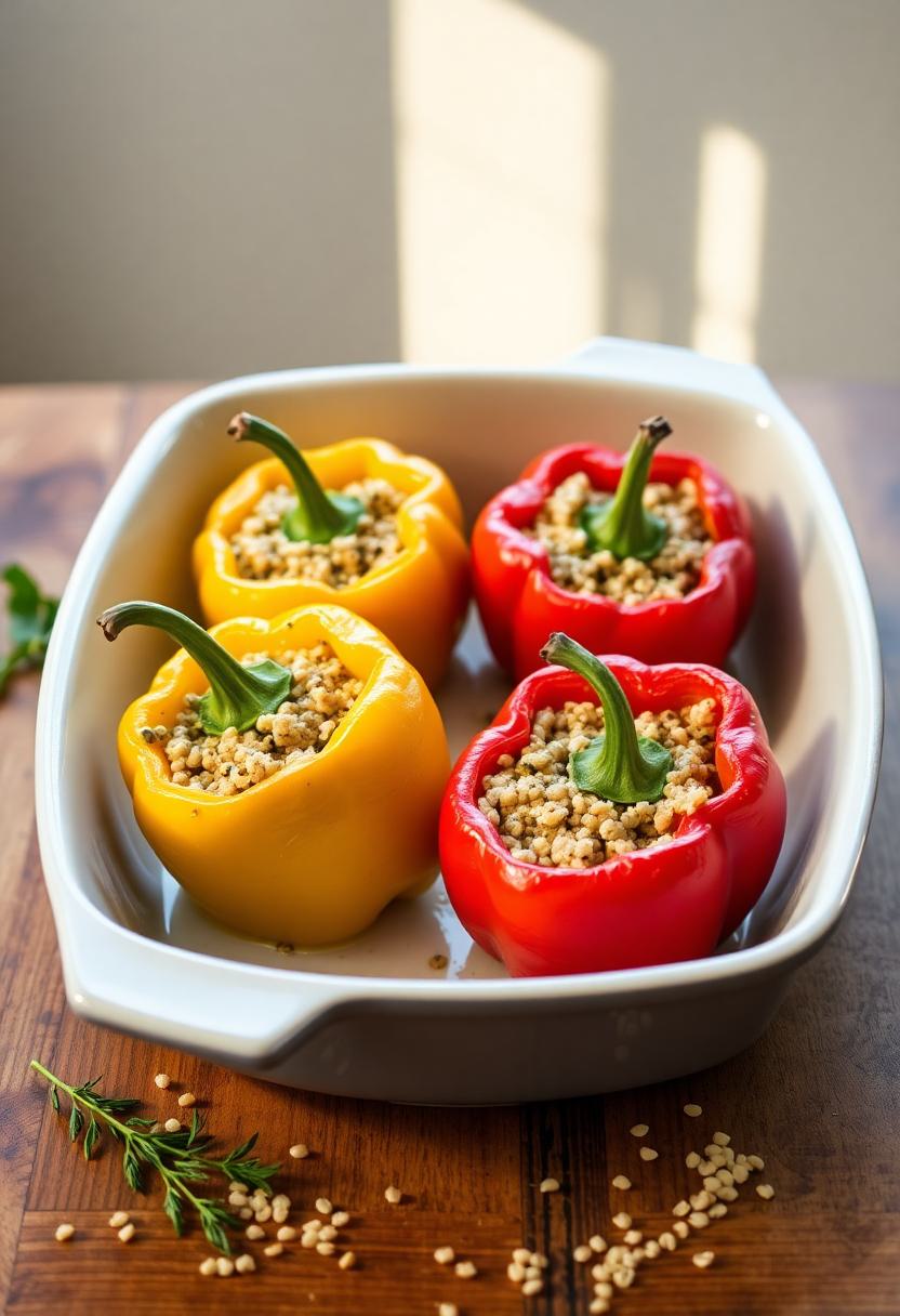 quinoa stuffed bell peppers