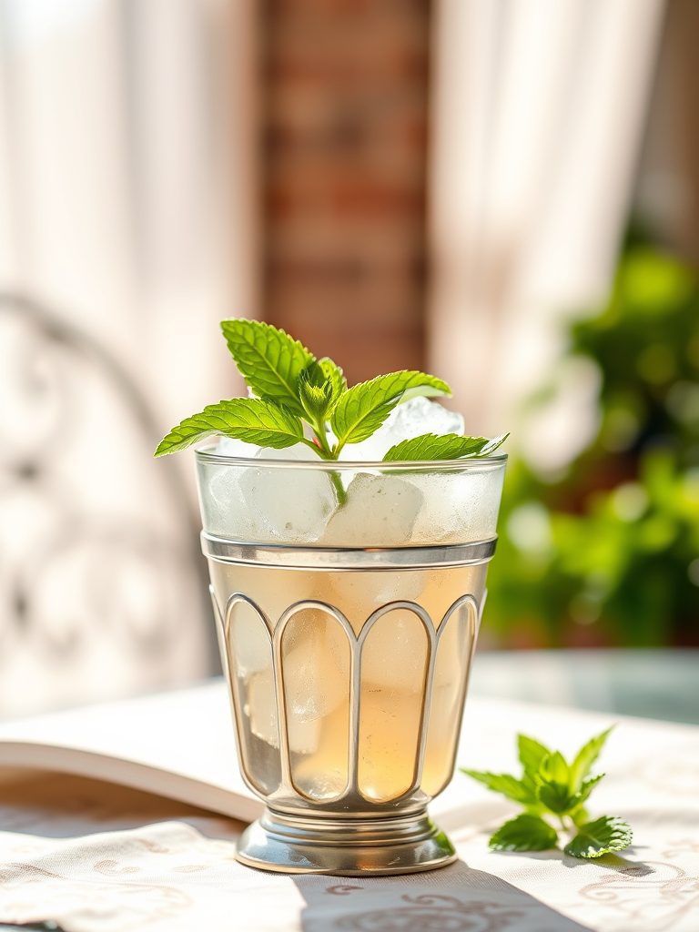 refreshing classic cocktail drink