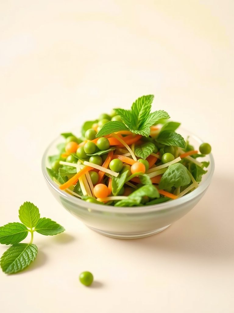 refreshing pea mint drink