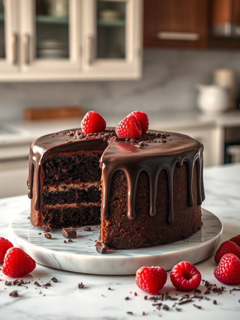 rich chocolate moist cake