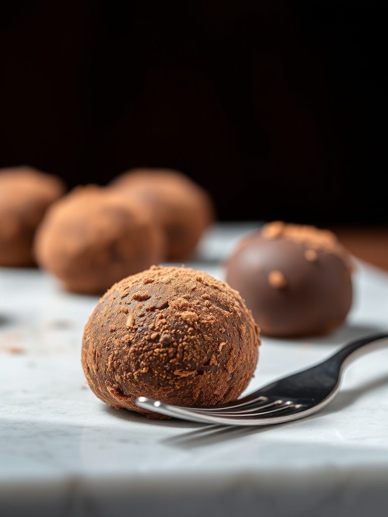 rich chocolate treat balls